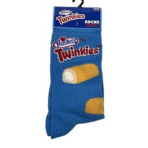 Snack Cake Crew Socks Funny Food Gift Men’s 6–12 Blue Retro Style